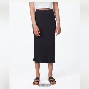 Ten tree knit rib skirt (sz l) and knit rib crop (sz m)